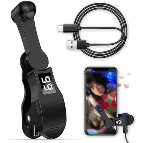 Auto Clicker for Smart Phone, Phone Screen Device Speed Clicker for Android IOS Apps, Fast Click Simulation Finger Continuous Click for Gaming, Live Broadcasts Likes, Adjustable Speed Physical Clicker Cover