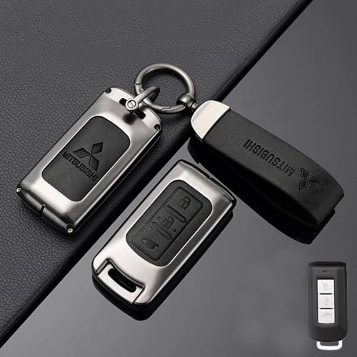 WPENIG28 Car Key Security Case for Mitsubishi Xpander (Facelift 2021) 2021 2022 2023 2024 2025, Key Fob Protector Car Accessories,Black