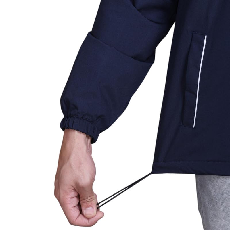 Image of TFA Mens Windcheater Jacket |Zip Closure| Sports Wear| Water Resistant |Rainy Season | Reflector