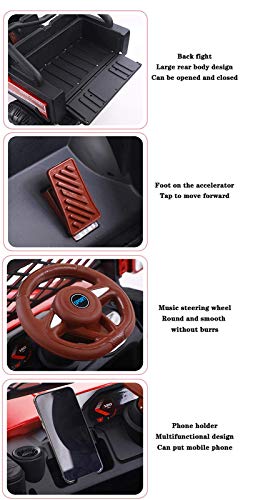 RSTJ-Sjap Allrad-Elektroauto Mit Kinderfernbedienung, Großes Geländewagen Mit Allradantrieb Für Zwei Personen, 134 X 77… – Bild 6