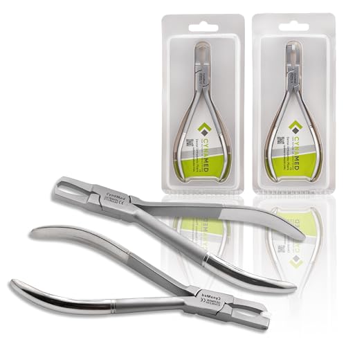 2-in-1 Orthodontic Pliers Kit: Braces Removing Plier and Band Removing Plier - Premium Grade Tools for Safe and Easy Braces and Band Removal at Home by Cynamed