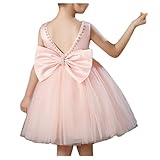 Bestgift Girls Princess Dresses Gowns Wedding Dresses Host Piano Performance Dresses Pink red XX-Large