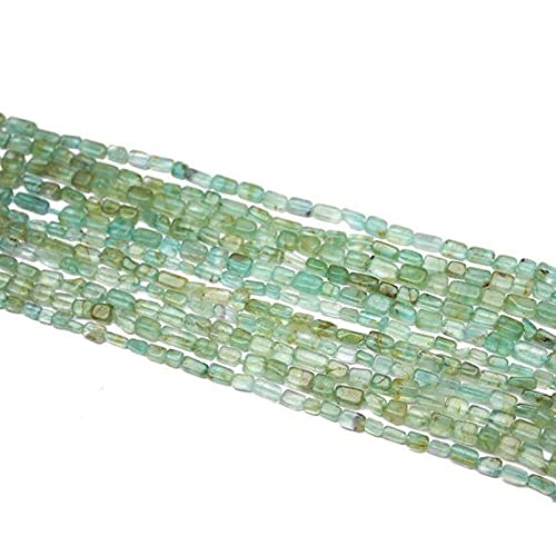 Perles multi apatite rectangle pour création de bijoux DIY et enfilage de perles de gemme
