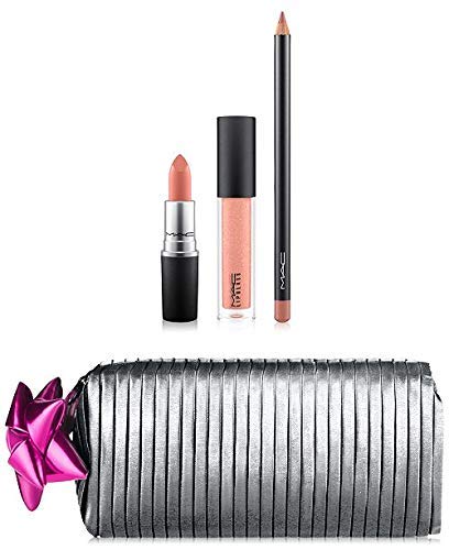 M.A.C Shiny Pretty Things Goody Bag Lip Set - NUDE Limited Edition,
