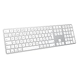 macbook pro bluetooth not available Teclado inalámbrico de tamaño completo: El teclado de tamaño completo con teclado numérico, que incluye 12 teclas de acceso rápido multimedia de Mac OS, tiene un aspecto elegante y es lo suficientemente grande. Con un teclado numérico independiente, el teclado puede ayudar a mejorar la eficiencia al utilizar aplicaciones de oficina en su cualquier dispositivo