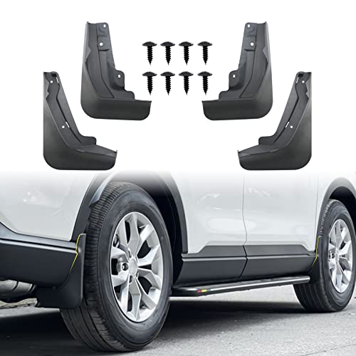 Image of Mud Splash Guard Front and Rear Mud Flaps Fit for Honda CR-V LX EX EXL 2023 2024 2025 Accessories (Not for Hybrid),Mud Flaps Kit Black 4PCS