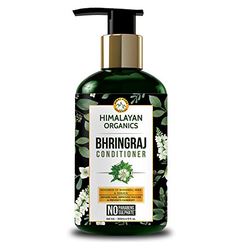 Image of Himalayan Organics Bhringraj Conditioner with Shikakai for Hairfall & Nourishment | No Parabens & Sulphate | 300ml