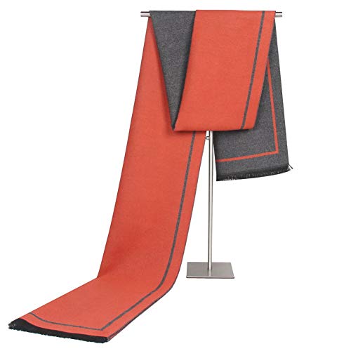 Bufanda de invierno para hombre de diseño casual chal cálido vintage