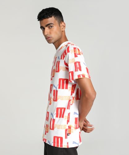 Image of Puma Men's Polyester Regular Fit T-Shirt