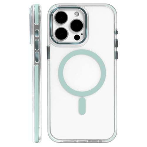 Coque iPhone 16 Pro MagSafe transparente bleu clair 6,3 pouces antichoc