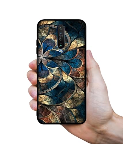 Image of Fractional Pattern Design Premium 2D Printed Metal Back Case Cover for Mi Redmi K30 4G / Poco X2 4G