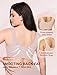 Soft Intention Jelly Wireless Bra Seamless Push Up Full Coverage Supportive Everyday Sport T-Shirt Bra Regular & Plus Size Nude