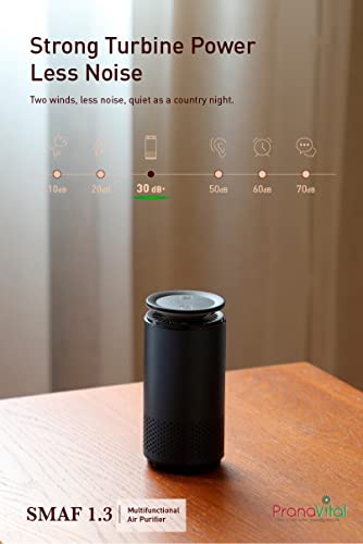 Smart Multi functional Car Air Purifier, PM 2.5 Display, HEPA filter - Image 3