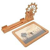 Cadre photo pour bureau - conception unique de porte-stylo, statue de roue, utile et pratique, et créatif, cadre de table