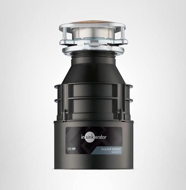 InSinkErator Badger 500, 1/2 HP Continuous Feed Kitchen Garbage Disposal, Badger Series BADGER 500