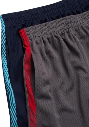 Pro Athlete Boys' Athletic Shorts – 2 Pack Active Performance Basketball Shorts with Pockets (8-16)3