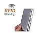 EASTNIGHTS RFID Credit Card Holder Metal Wallet Slim Credit Card Case Protector Business Card Holder for Women or Men