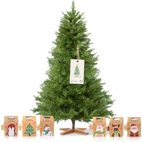 DEWINNER Sapin de Noël Artificiel 180 cm-Certifié FSC®- Parfaite ...