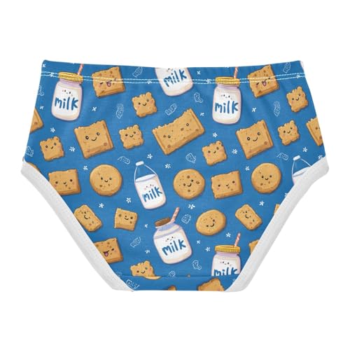 Girls Underwear Soft Cotton Milk Cookie Kids Panties in Sizes 2/3t, 4t, 5t, 6 and 82