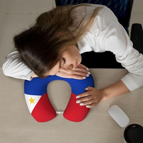 Almohada de viaje en espuma viscoelástica 30x25 cm miniatura 6