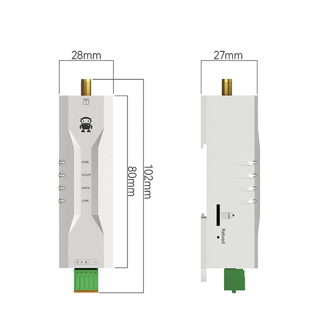 4G CAT1 Mini DTU E840-DTU(EC05-485) E 1200M Free Data Transparent Transmission MQTT VPN APN Modbus TCP RTU DNS Low Power