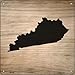 Kentucky Shape Letter Tile Novelty Mini Metal Square Sign MSQ-1069