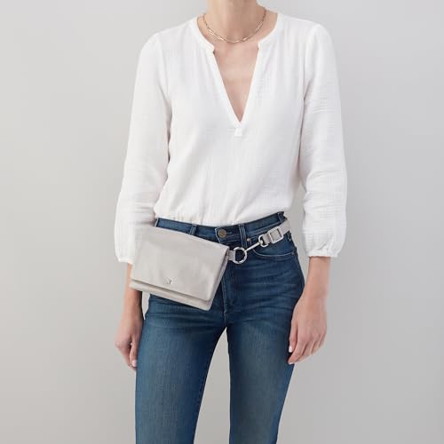 Image of HOBO Winn Leather Belt Bag for Women, Convertible Crossbody and Shoulder Bag
