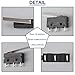 DAOKAI Micro Limit Switch Long Straight Hinge Lever Arm 28MM 1NO 1NC 5A 125V/250V 3Pin Momentary Contact Switch for Various Industrial Automation Equipment(20PCS)