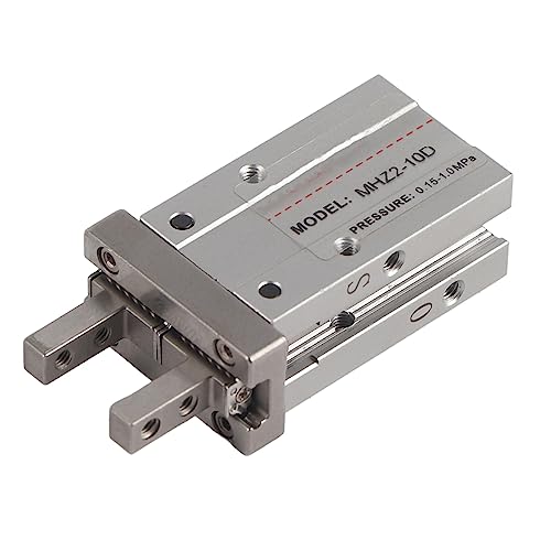 Pinza neumática paralela de 10mm con doble acción para automatización industrial