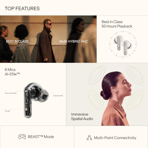 Image of boAt Airdopes Prime 702 ANC Wireless Earphone (Gold)