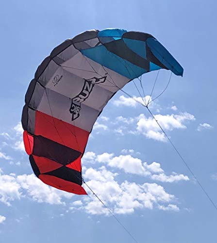 image for Flexifoil Power Kite | Big Buzz Stunt Kite | 2.05m Dual Lines Trainer 