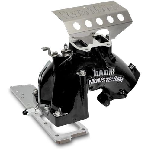 Black Monster-Ram Manifold/Intake Plate/Grid Heater for 13-18 Dodge Cummins by Banks Power
