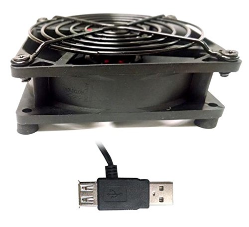 Coolerguys Single USB Fan for PlayStation, Xbox, Receivers, Roku (92mm) image 5