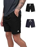 Photo Gallery into the am pantaloncini da allenamento di alta qualità, cavallo 19 cm, ad asciugatura rapida, elasticizzati, da palestra, taglie dalla s alla 4xl, marchio: nero/blu navy, m Photo Gallery into the am pantaloncini da allenamento di alta qualità, cavallo 19 cm, ad asciugatura rapida, elasticizzati, da palestra, taglie dalla s alla 4xl, marchio: nero/blu navy, m