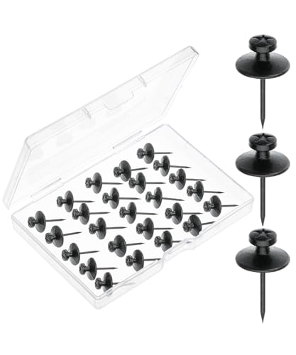 Image of Mr. Pen- Double Headed Picture Hanging Nails, 25 Pack, Black, Picture Nails | Tacks for Wall Hangings, Pins, Thumb Tacks, Picture Hangers