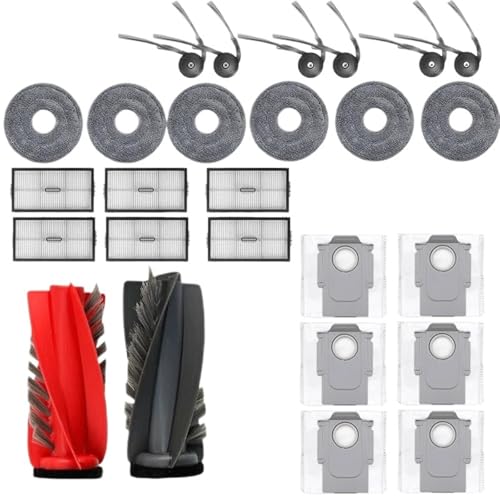 互換性がありますロボロック交換部品キットに対応: メインローラーブラシ、サイドブラシ、HEPAフィルター、モップクロス、ダストバッグ、Saros 10R / G20S Ultra ロボット掃除機用(17)