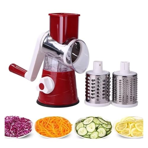 Cortador manual multifuncional con manivela para cocina miniatura 2