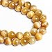 8mm 45PCS Natural Gold Tiger Eye Stone Beads for Jewelry Making DIY Bracelet