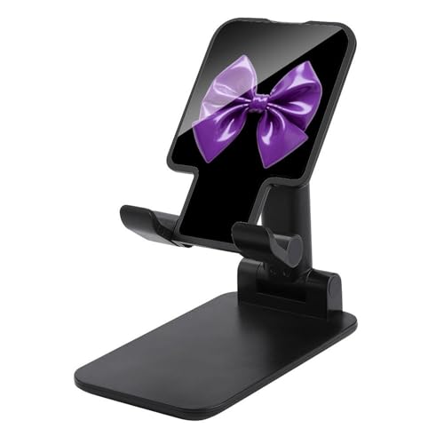 Support téléphone pliable avec base antidérapante violet pour ne plus faire tomber son smartphone