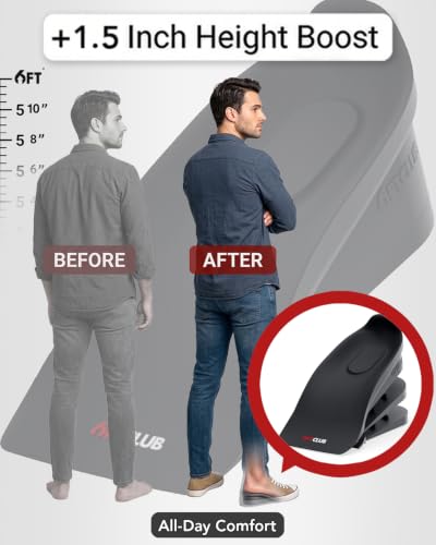 Plantillas ortopédicas para hombre con aumento de altura 4 cm miniatura 3