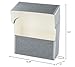 Lineco Archival Document Storage Box with Metal Edge, Acid-Free Gray Boxboard, Organize and Store Files, Prints, Photos, Letter-Sized Case 12.5