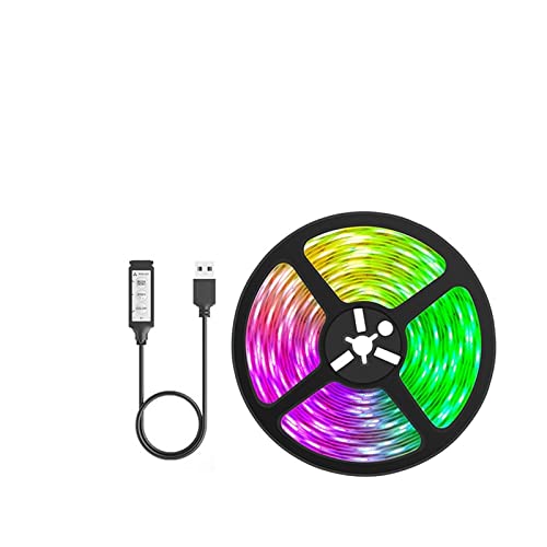 Tira de luces LED para habitación con sincronización Bluetooth y mando a distancia de 24 teclas 2