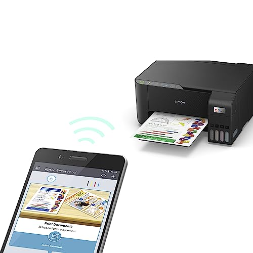 EPSON Multifuncional EcoTank L3250 - Tanque de Tinta Colorida, Wi-Fi Direct, USB, Bivolt,Preto.