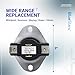 BlueStars [LIFETIME WARRANTY] 3387134 Cycling Thermostat 3392519 Dryer Thermal Fuse 3977393 Thermal Cut-off Switch 3977767 High-limit Thermostat Kit - Compatible with Whirlpool Kenmore Maytag Dryers