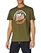 Tom Tailor 1026383 Logo Camiseta, Olive 13050-Ovillo de Peluche, Color Verde, L para Hombre