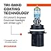 SYLVANIA - 9007 SilverStar Ultra - High Performance Halogen Headlight Bulb, High Beam, Low Beam and Fog Replacement Bulb, Brightest Downroad with Whiter Light, Tri-Band Technology (Contains 2 Bulbs)