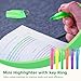 Pocket Highlighter with Key Ring, Smooth Liquid Highlighters Florescent Color Pens for Students Teachers Offices, 108 Pcs Mini 6 Colors Highlighters, Portable Makers for Marking Notes