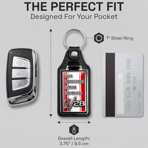 Image of Brotherhood Car Key Chain for Camaro - Classic Models Keychain for Men and