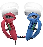 KIWI design handkontrollskydd med batteriöppning Kompatibel med Quest 2-tillbehör, justerbar med ...