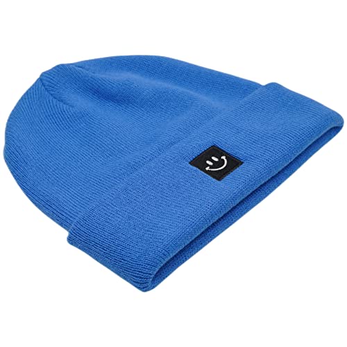 Image of 55cube Knit Beanie Hat Cuffed Plain Skull Cap for Men Women